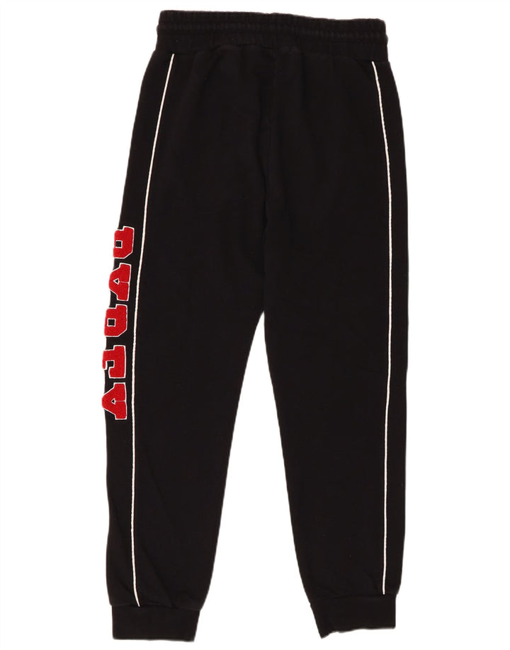 Pyrex Pantalon de survêtement graphique pour homme en coton noir moyen