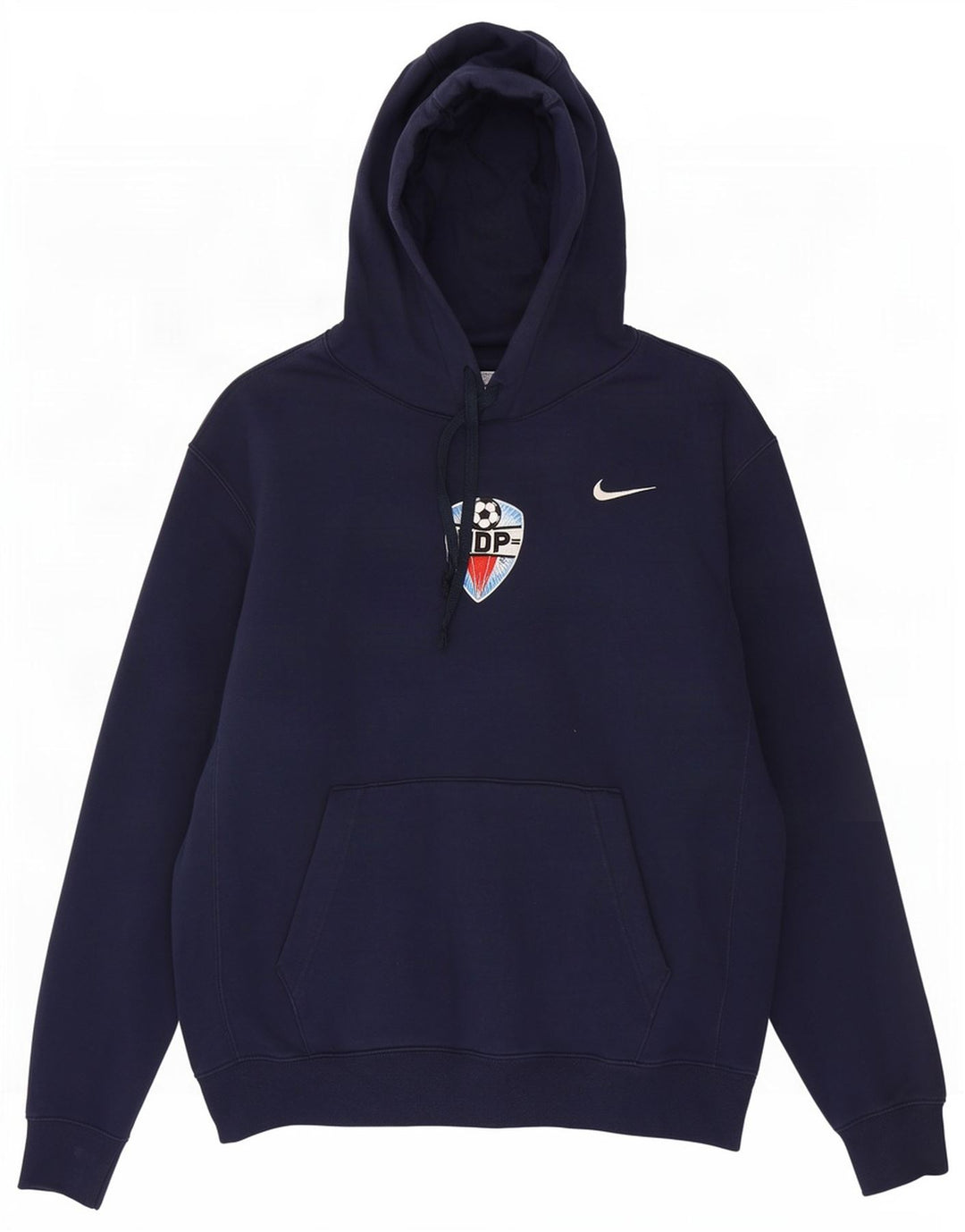 Nike Pull à capuche en coton bleu marine moyen pour homme