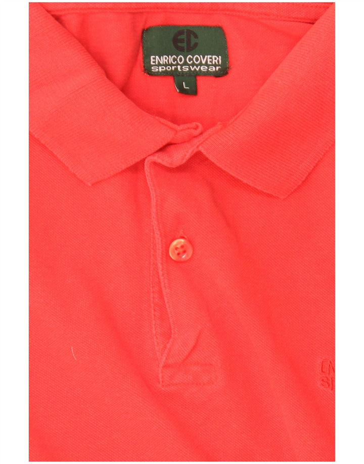 Enrico Coveri Polo Homme Grand Rouge