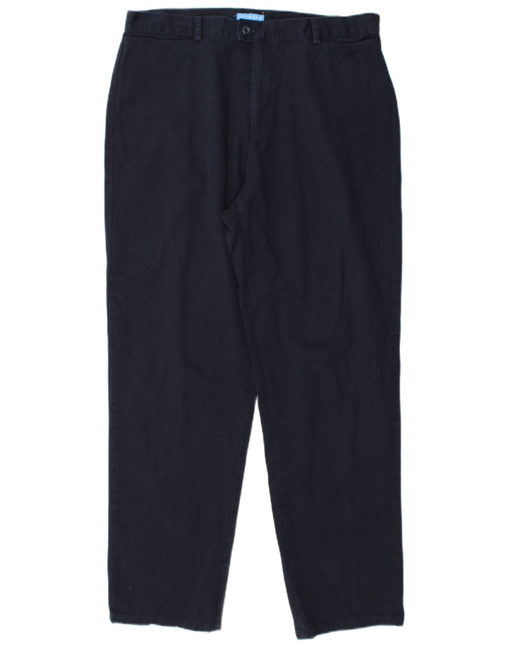 DOCKERS Pantalon décontracté taille haute pour femme US 16 2XL W34 L30 Bleu marine