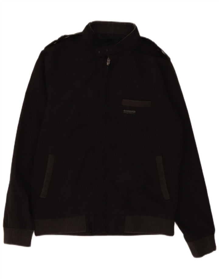 QUIKSILVER Veste Bomber Militaire Homme UK 36 Petit Gris Polyester