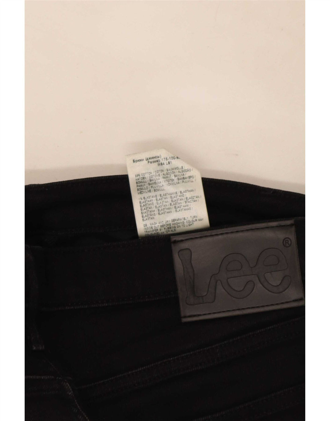 Lee Jean Slim Luke W33 L32 Homme Noir Coton