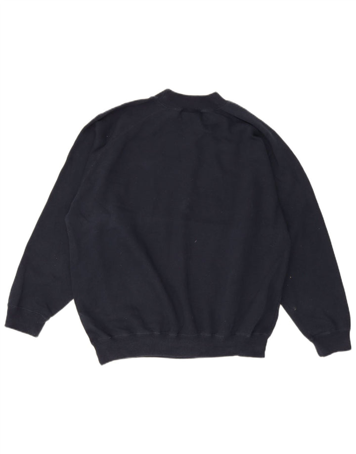 Puma Sweat-shirt graphique pour femme UK 16 Large Bleu marine