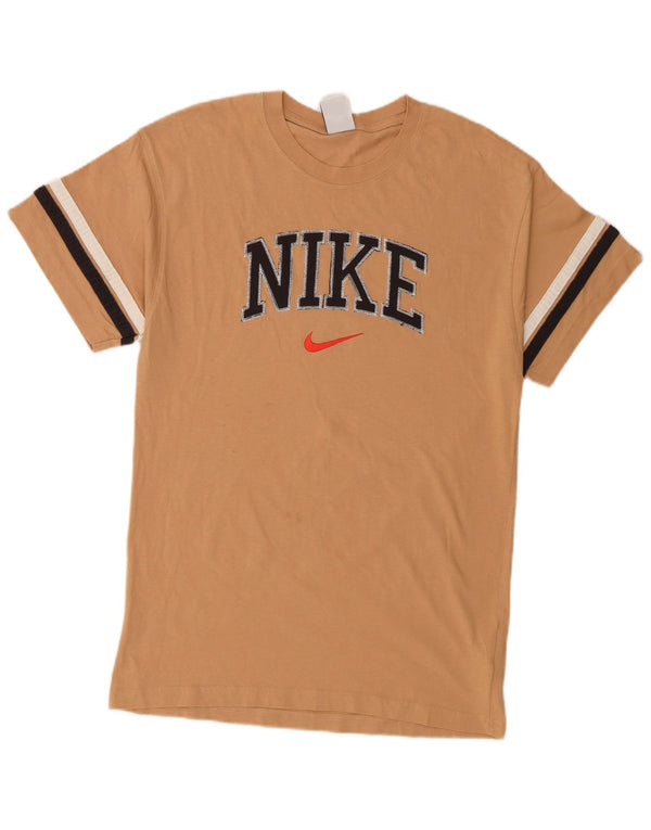 Nike T-shirt graphique pour homme en coton beige Taille S