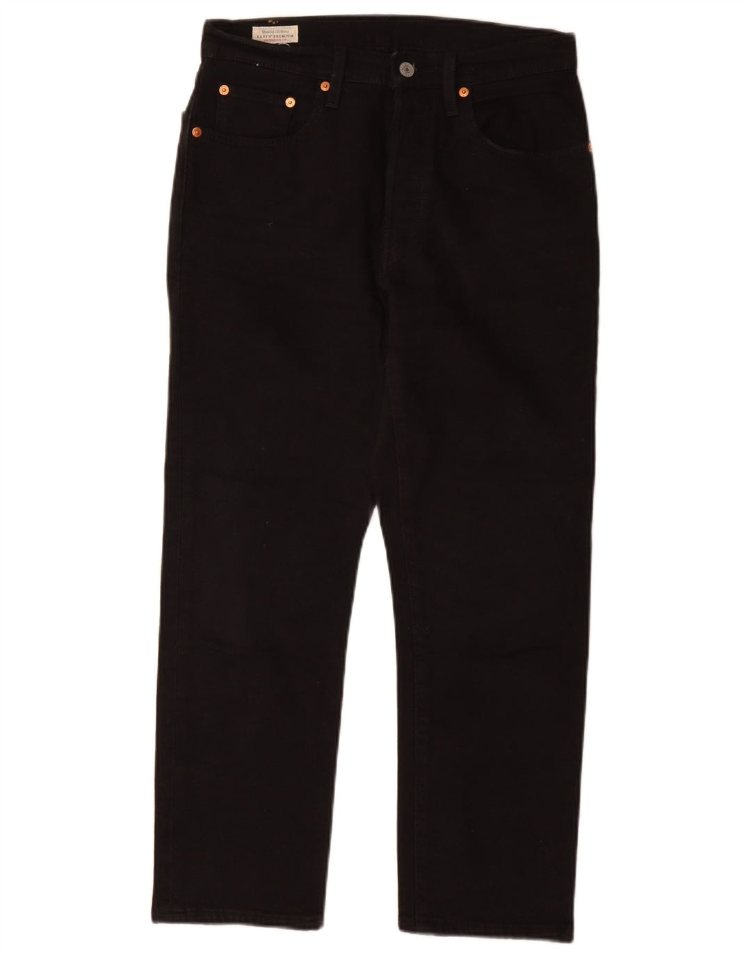 Levi's Jean Droit 501 Femme W27 L26 Noir Coton