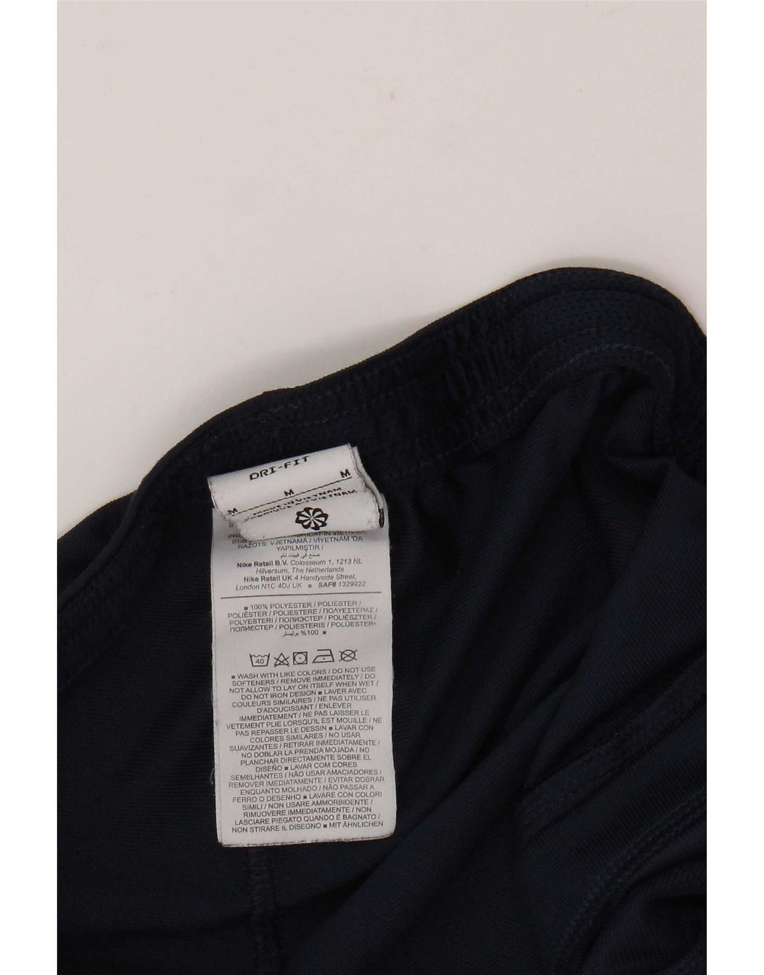 Pantalon de survêtement Nike Dri Fit pour homme bleu marine moyen Polyester