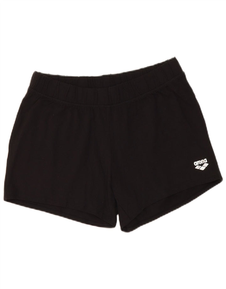 Arena Short de Sport Femme UK 14 Medium Noir Coton