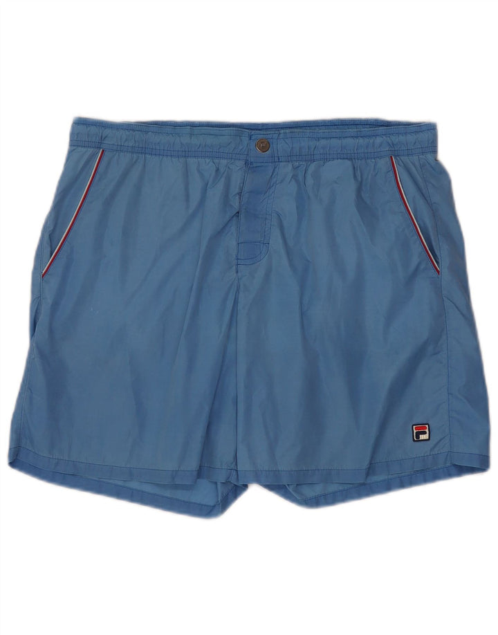 Fila Short de Bain Homme XL Bleu Polyamide