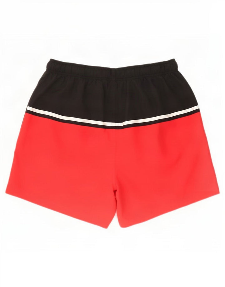 Umbro Short de Sport Femme XL Rouge Colorblock Polyester