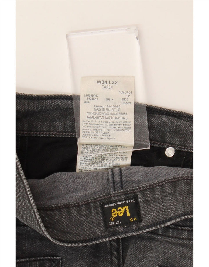 LEE Jean Droit Daren Homme W34 L32 Gris Coton