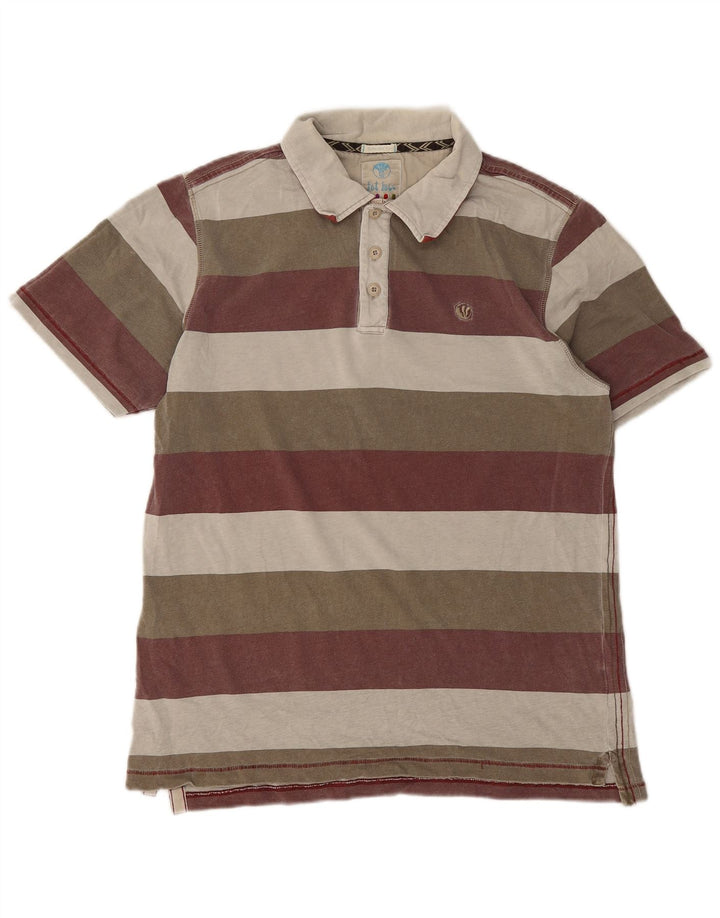Polo Homme Fat Face Coton Rayé Multicolore Moyen