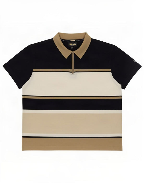 Navigare Polo Homme Large Coton Rayé Multicolore