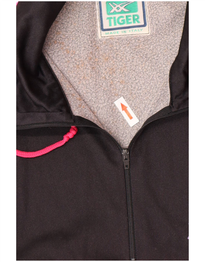 Asics Haut de survêtement pour femme IT 48 Small Black Colourblock 90s