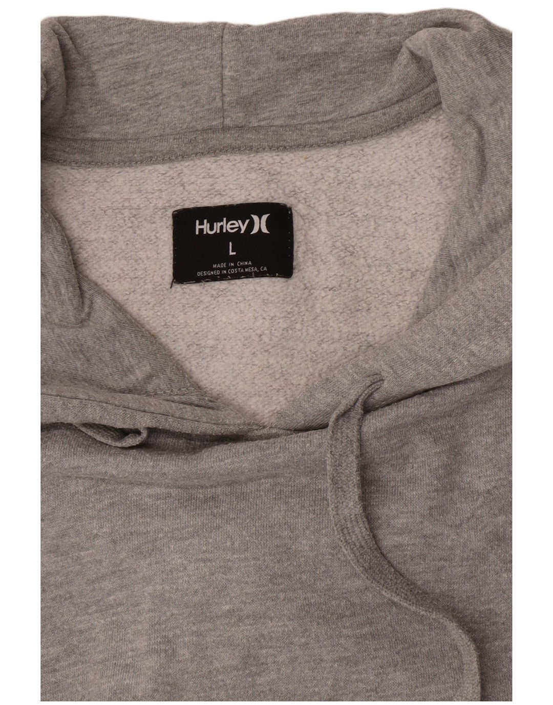 Hurley Pull à capuche pour homme Gris Taille L