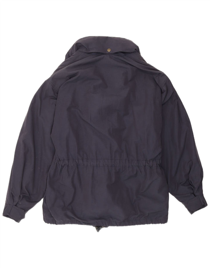 Bailo Veste coupe-vent à capuche pour homme IT 46 Small Bleu marine en coton