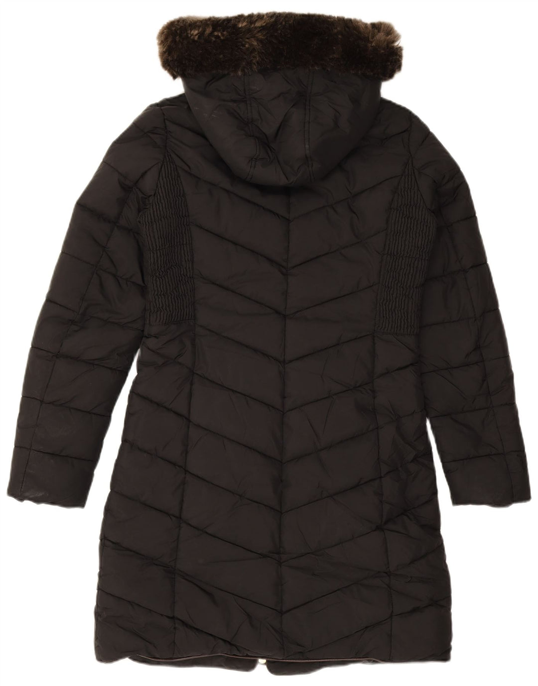 Joules Manteau rembourré à capuche pour femme UK 8 Small Noir Polyester