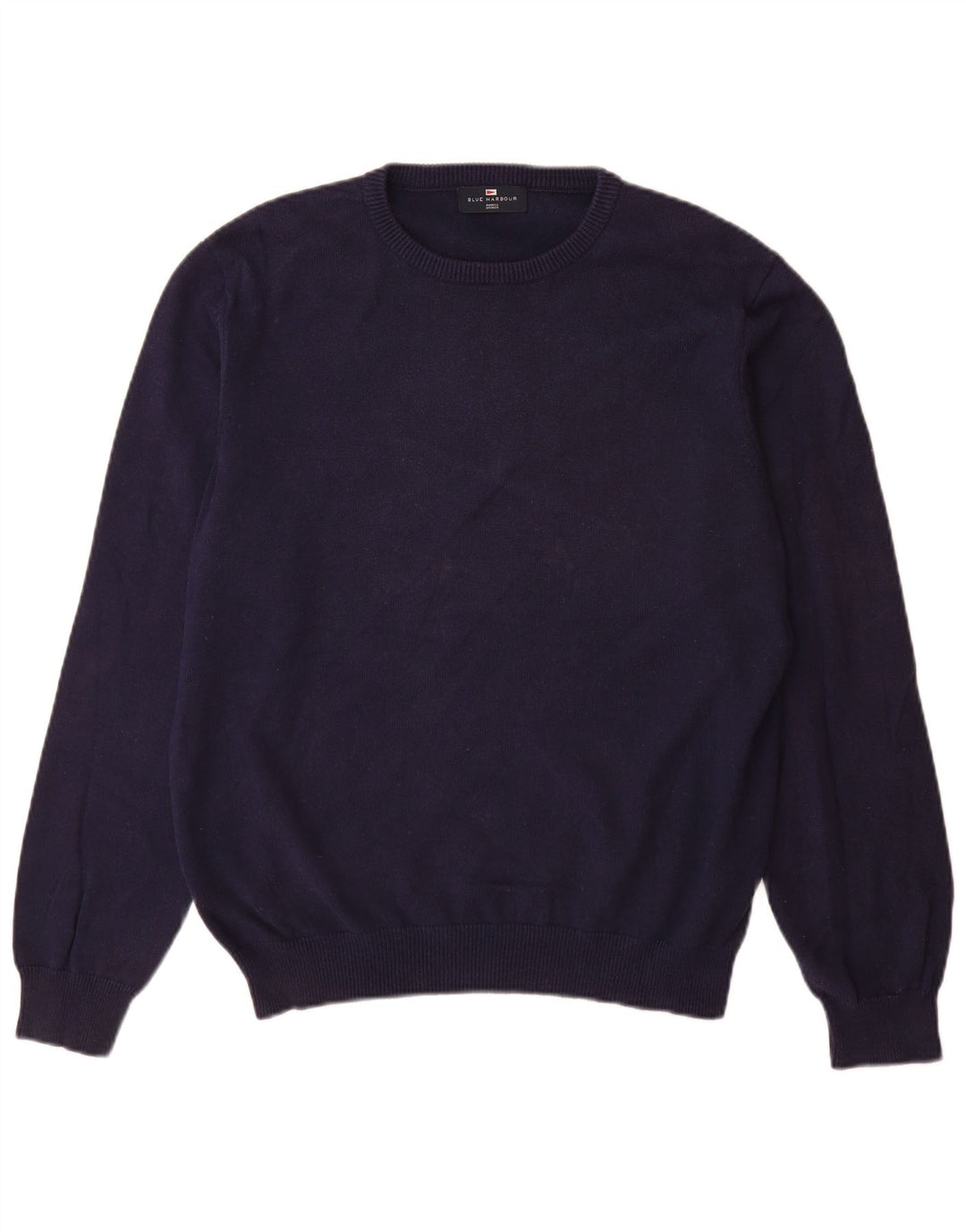 Marks & Spencer Pull à Col Rond Blue Harbour Homme Bleu Marine Moyen