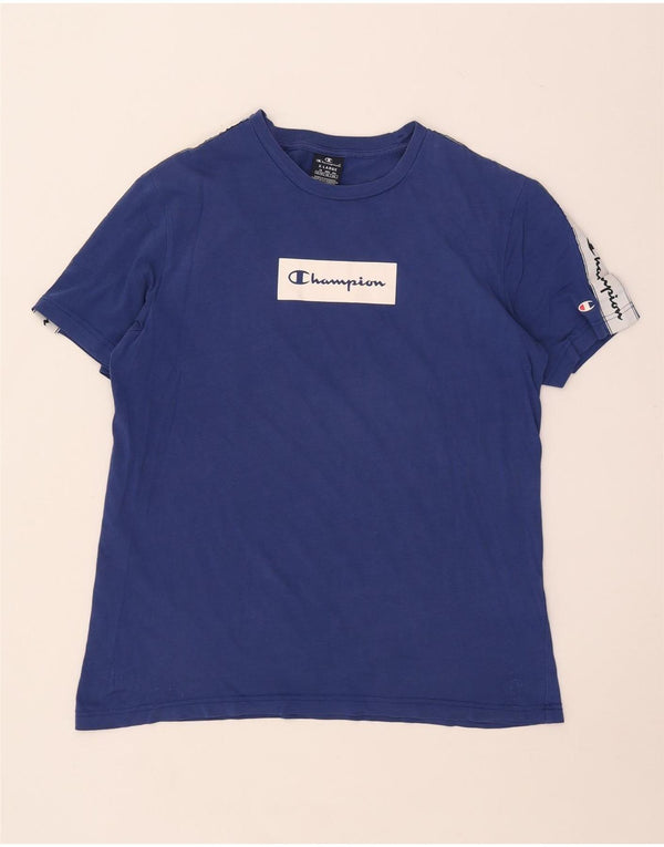 Champion T-Shirt Graphique Homme XL Bleu Colorblock