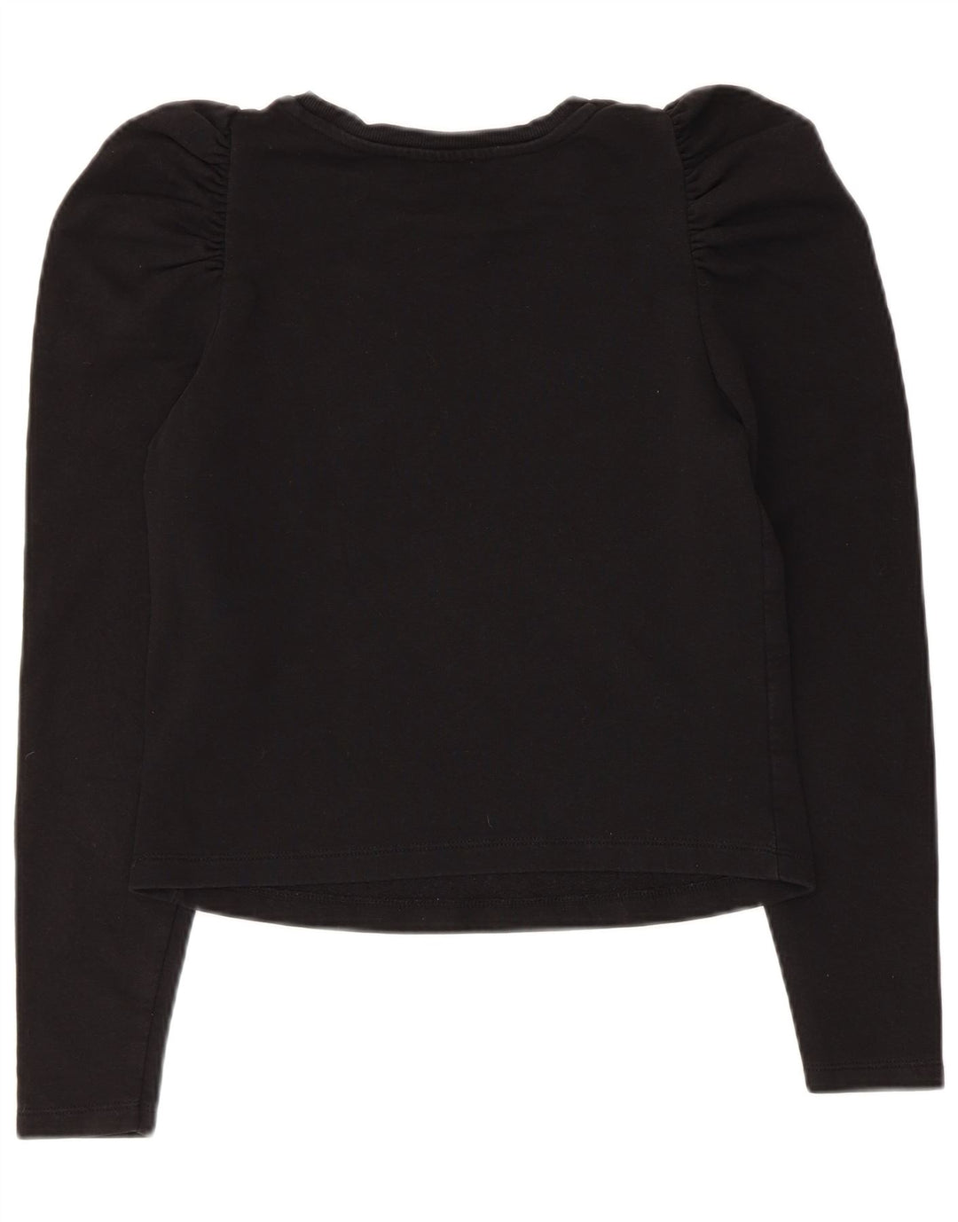 Zara Femme Top Manches Longues UK 8 Small Noir