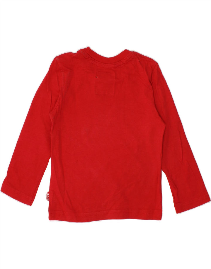 LEVI'S Baby Boys Graphic Top Long Sleeve 18-24 Months Red Vintage Levi's and Second-Hand Levi's from Messina Hembry 