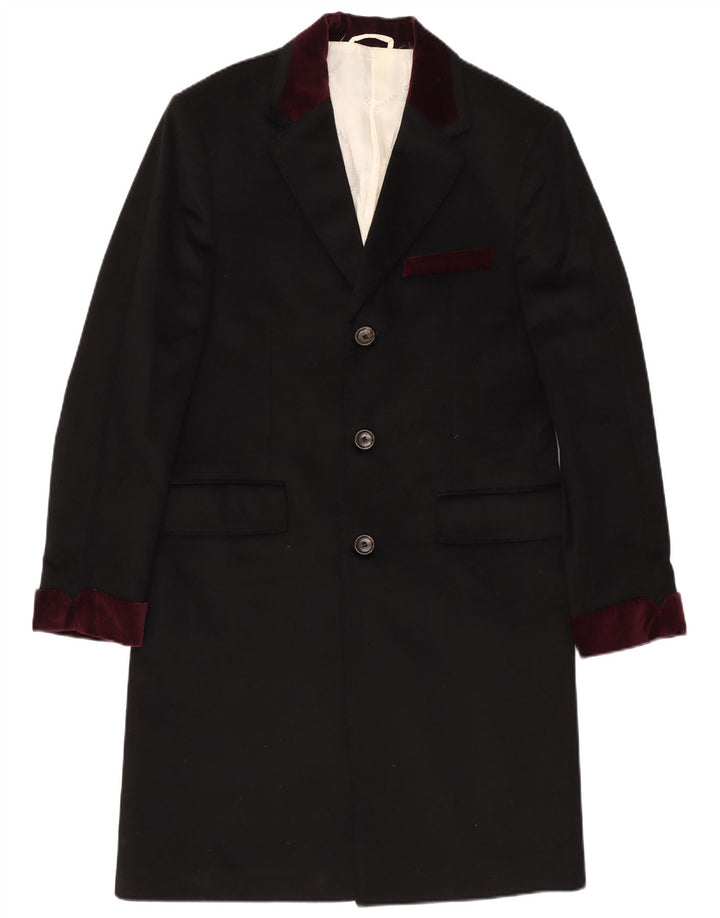 Stefano Conti Manteau Homme IT 50 Large Noir Cachemire