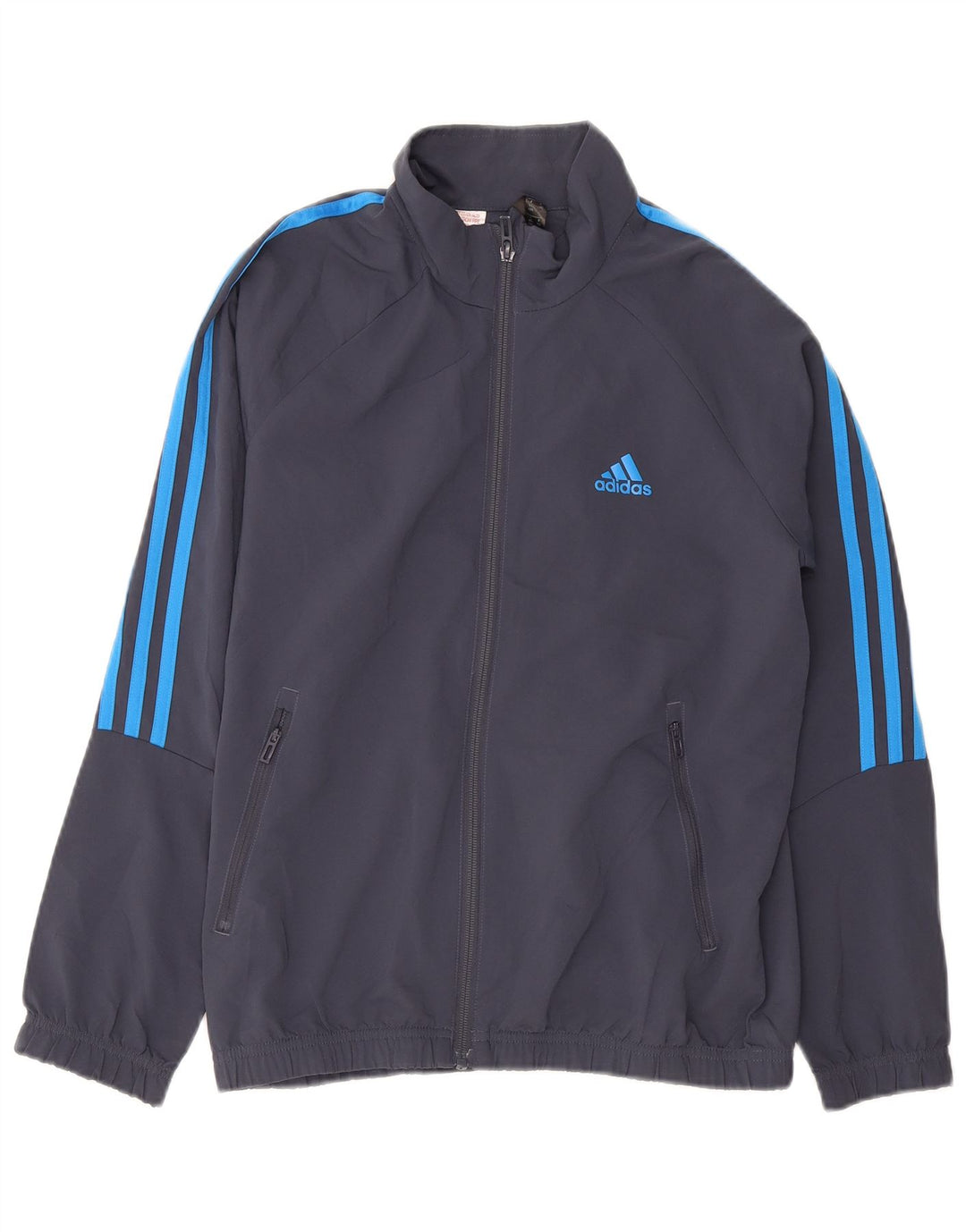 Veste de survêtement Adidas Garçon Aeroready 11-12 ans Bleu Marine Polyester