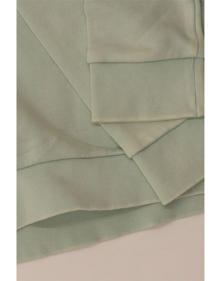 Adidas Sweat-shirt graphique pour homme Petit coton turquoise