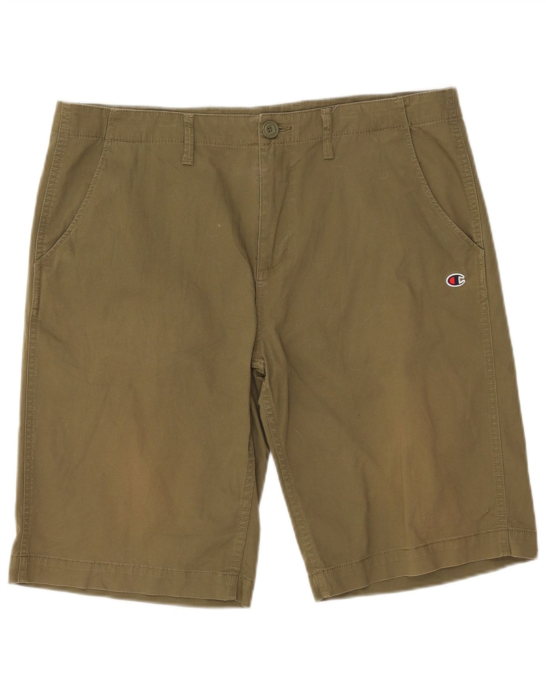 CHAMPION Short Chino Homme IT 54 2XL W38 Kaki Coton