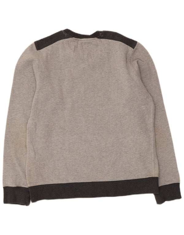 Converse Sweat-shirt graphique pour femme UK 44 Gris moyen Colourblock