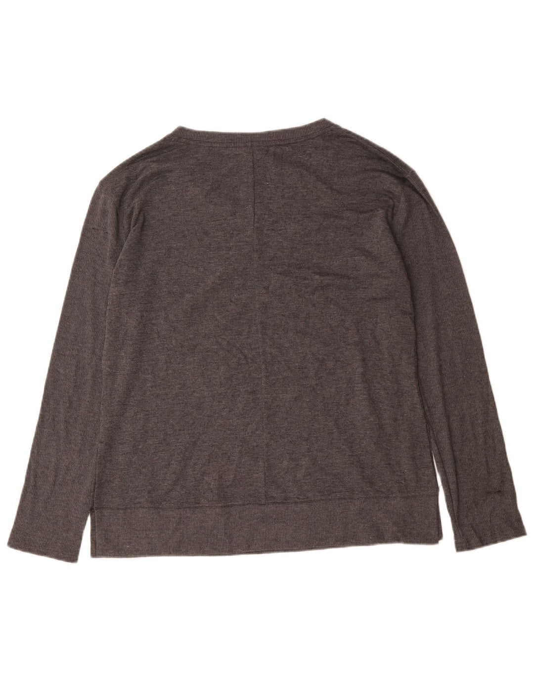 Reebok Pull col V Femme UK 18 XL Gris Polyester