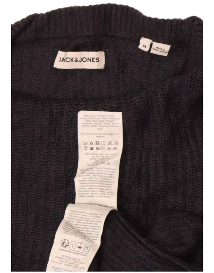 Jack & Jones Pull Col Ras Du Cou Homme Bleu Marine Moyen