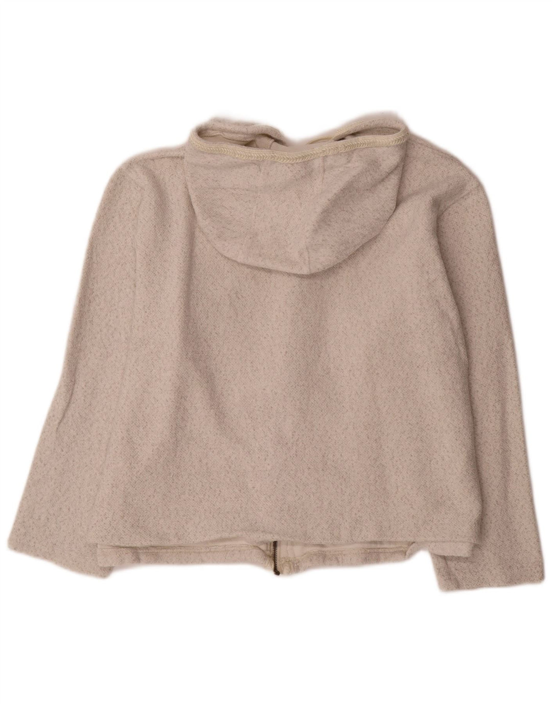 MOUNTAIN WAREHOUSE Pull à capuche zippé pour femme UK 20 2XL Blanc moucheté