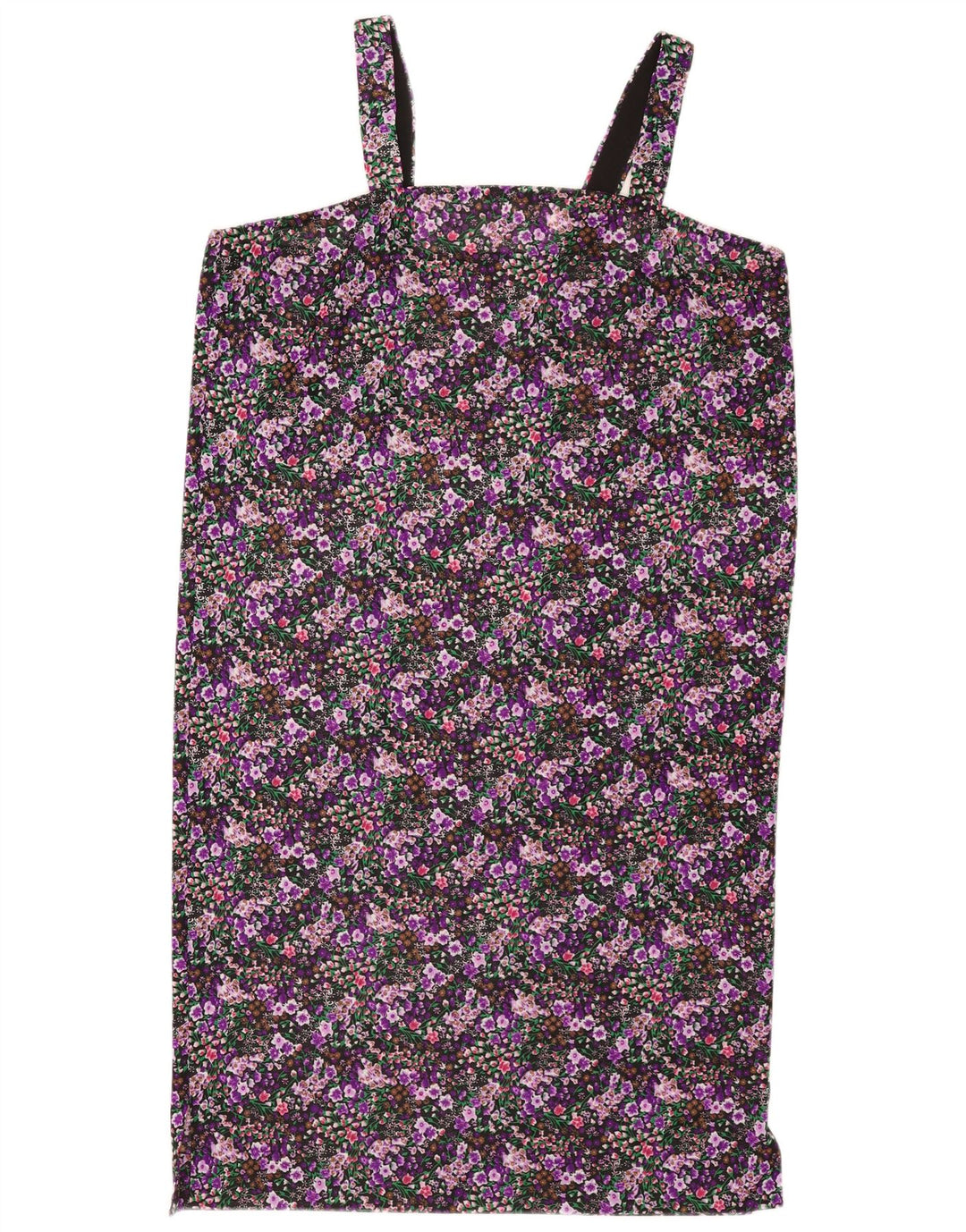 vintage Womens Sundress UK 14 Grand Floral Multicolore