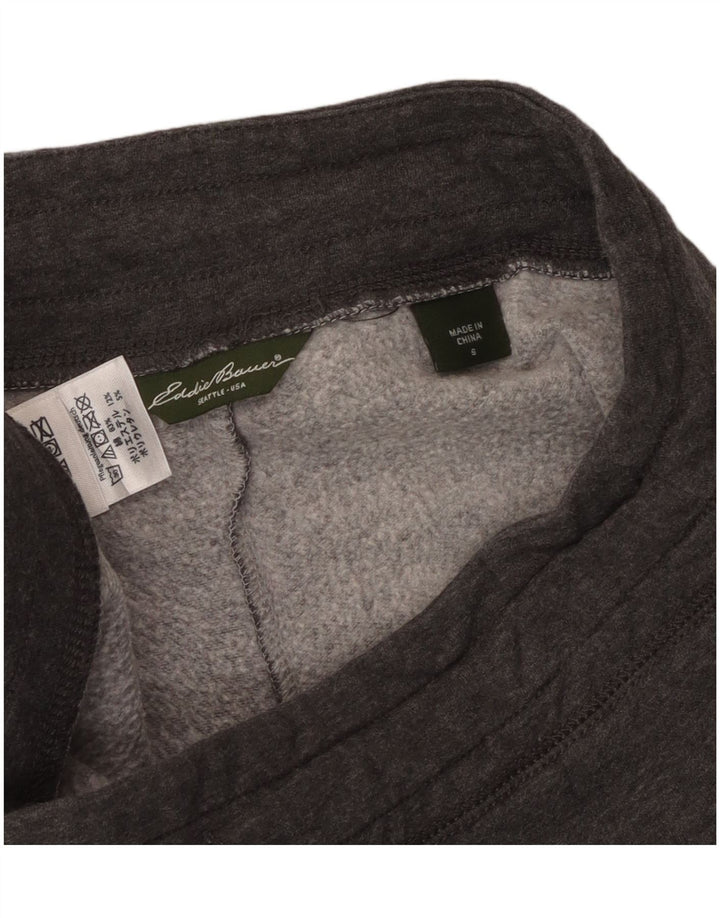 EDDIE BAUER Pantalon de survêtement pour femme UK 10 Small Gris Coton