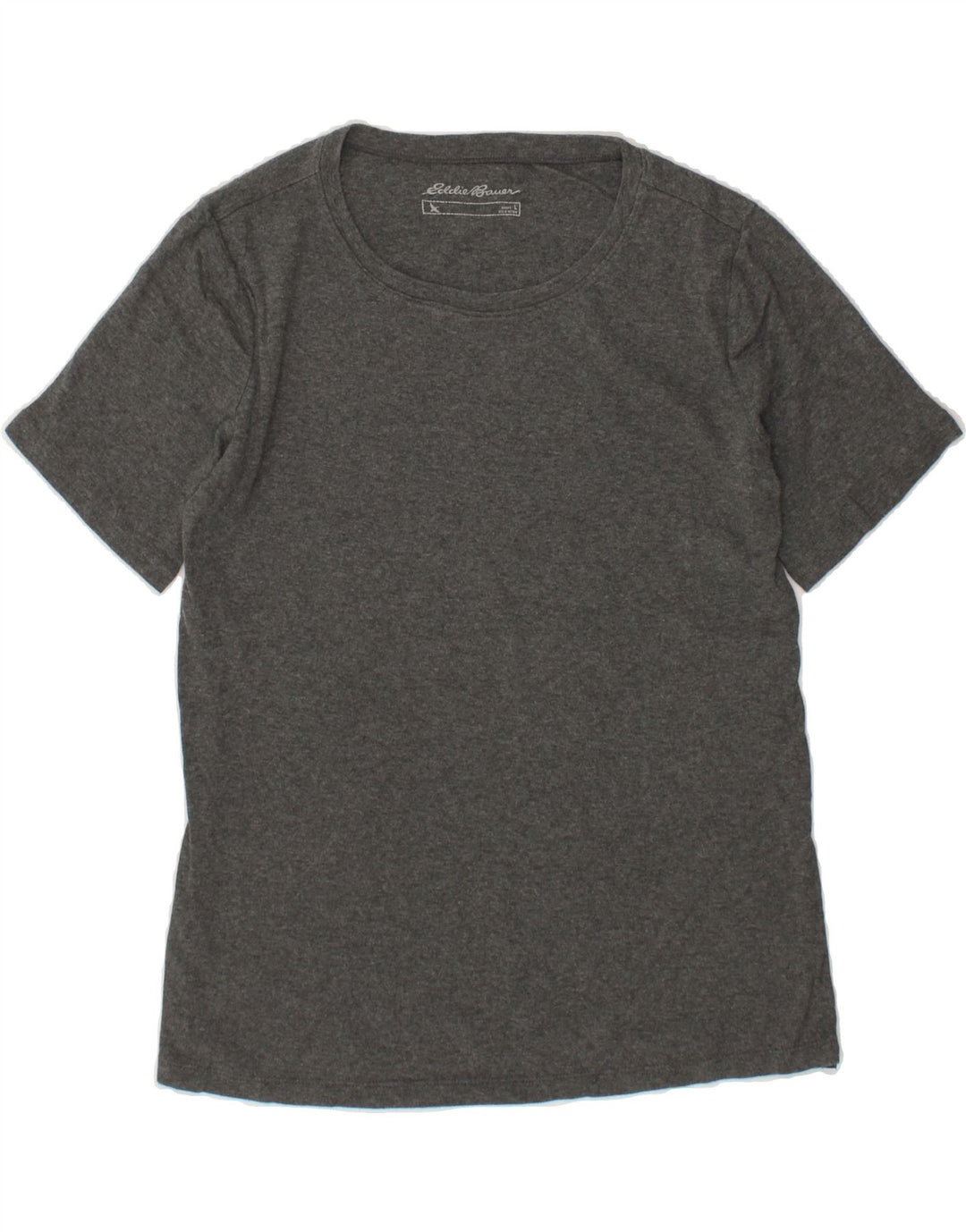 EDDIE BAUER Womens T-Shirt Top UK 14 Large Grey Vintage Eddie Bauer and Second-Hand Eddie Bauer from Messina Hembry 