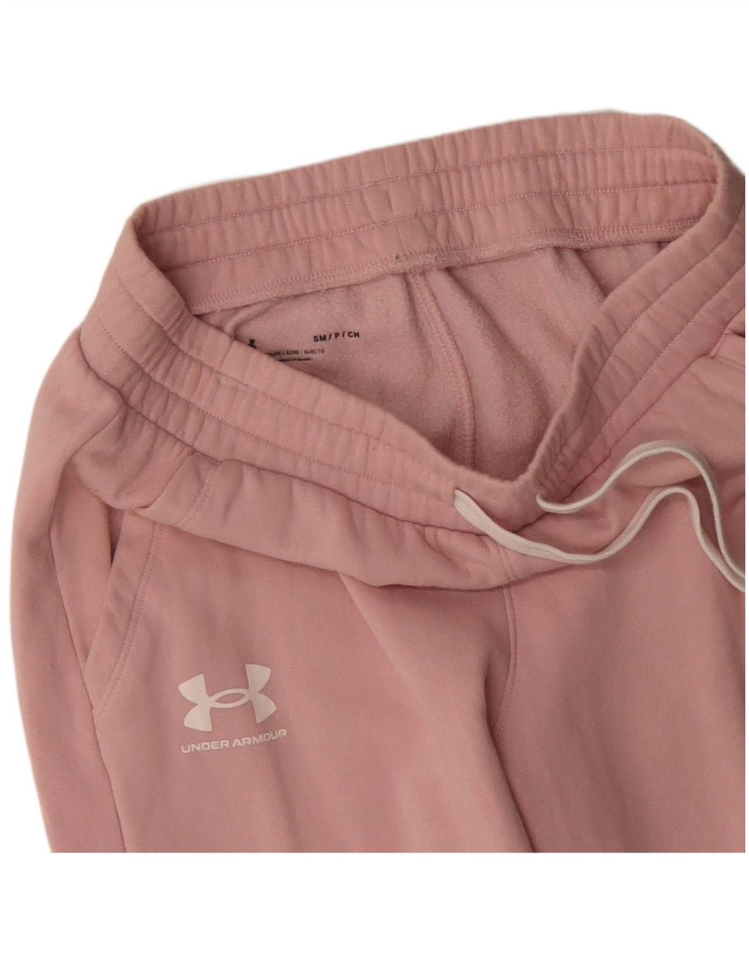 UNDER ARMOUR Pantalon de survêtement pour femme Joggers UK 8 Small Rose Coton