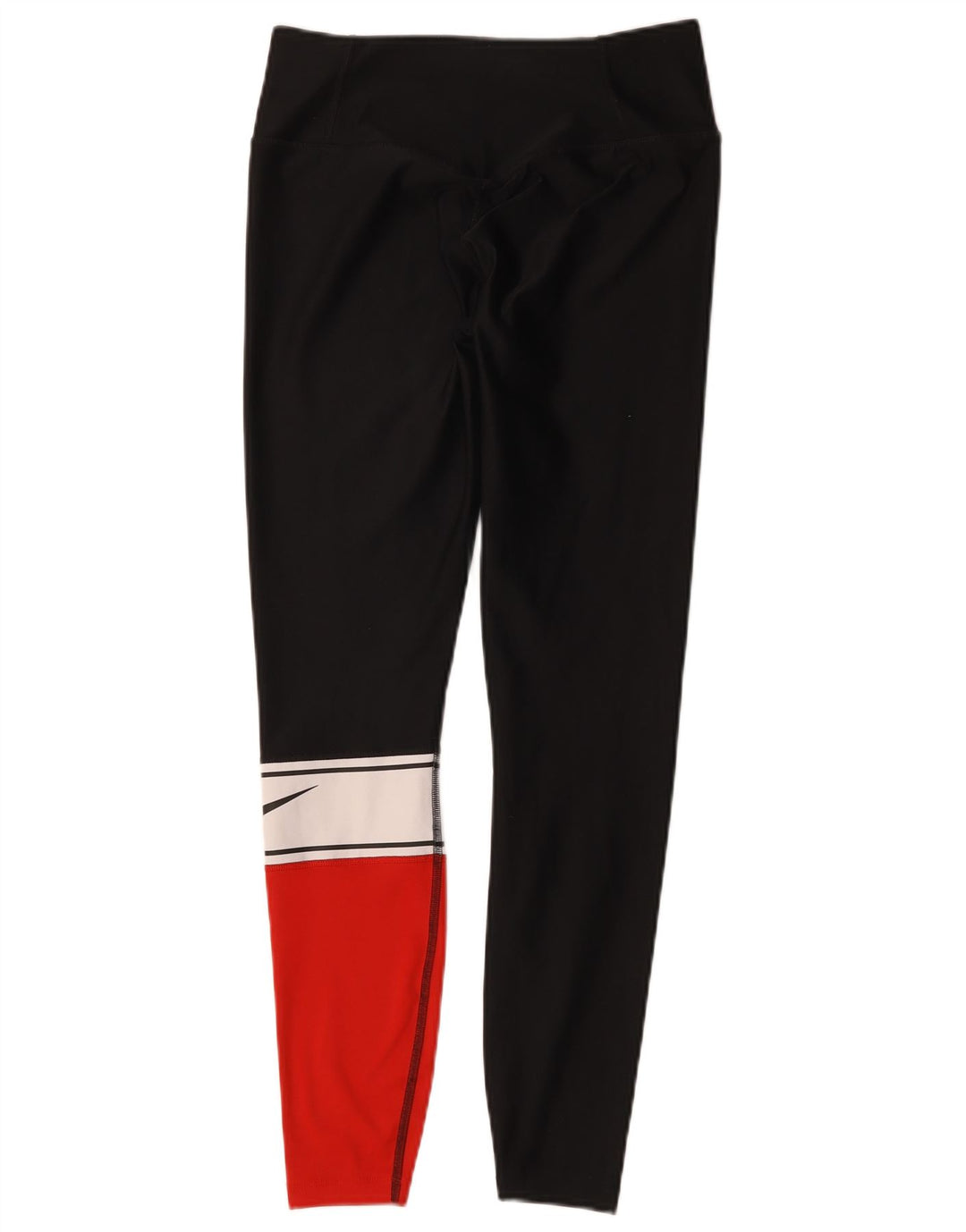 Nike Legging graphique pour femme UK 10 Small Noir Colorblock Polyester