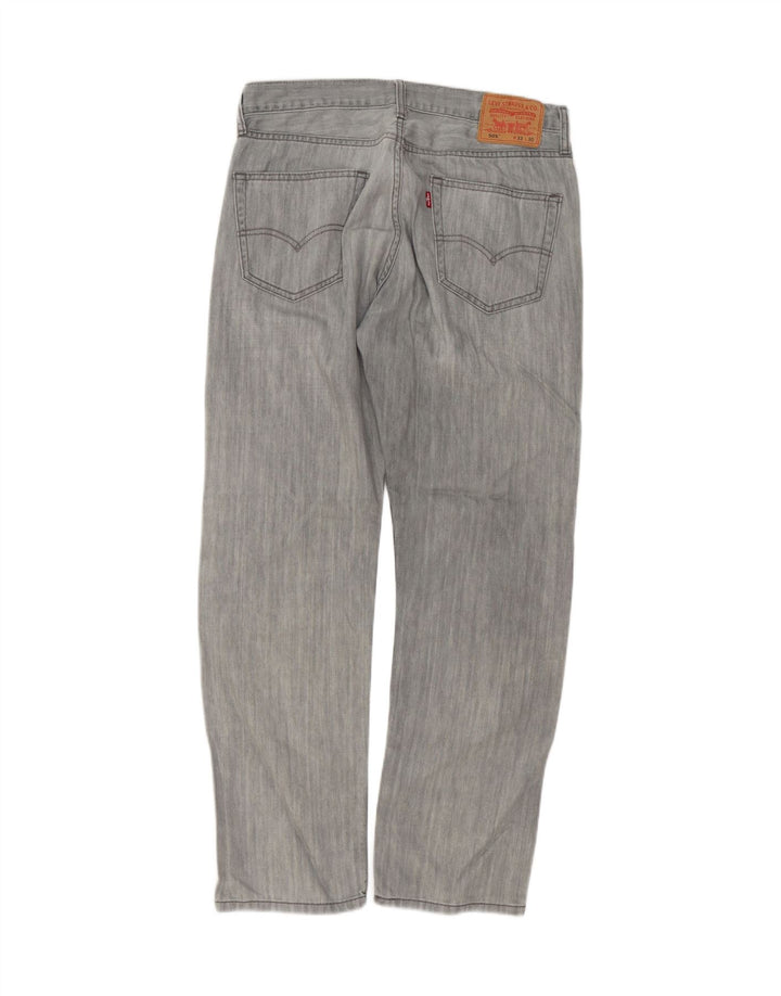 Levi's Jean Droit 505 Homme Gris W33 L30 Coton