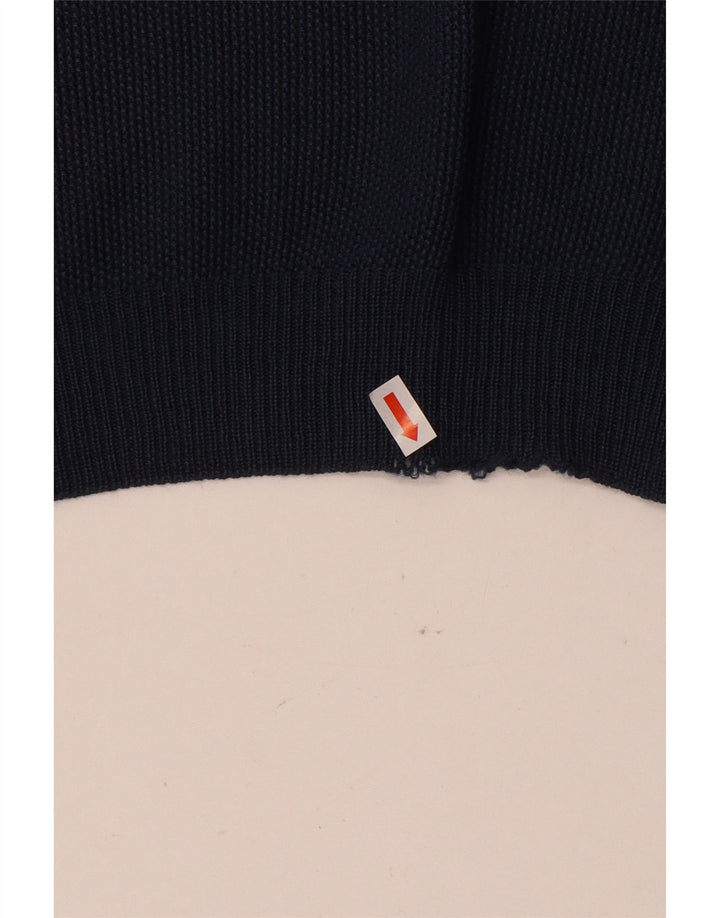 Il Granchio Pull Col V Homme Bleu Marine Moyen