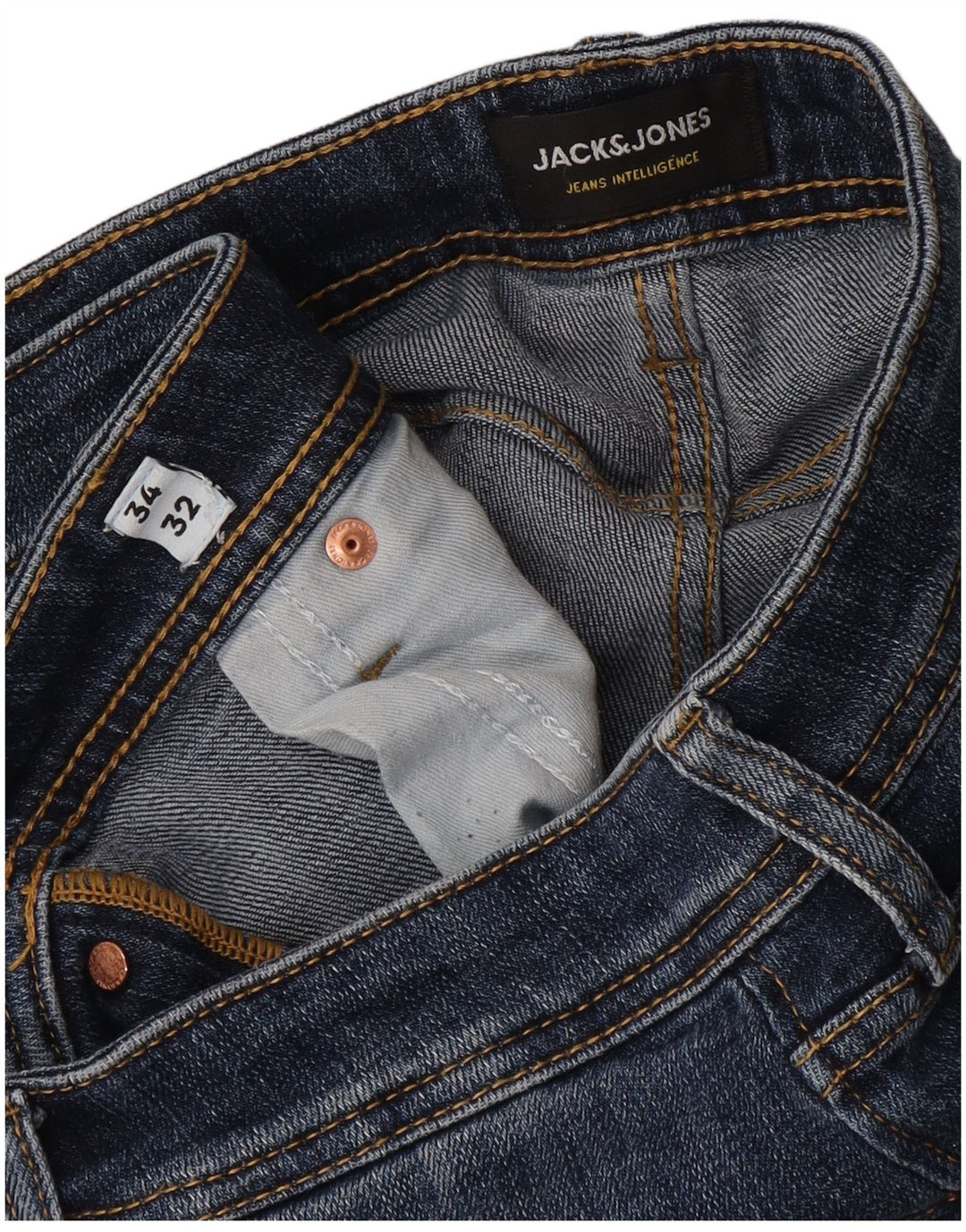 Jack & Jones Jean Slim Mike W34 L32 Homme Bleu