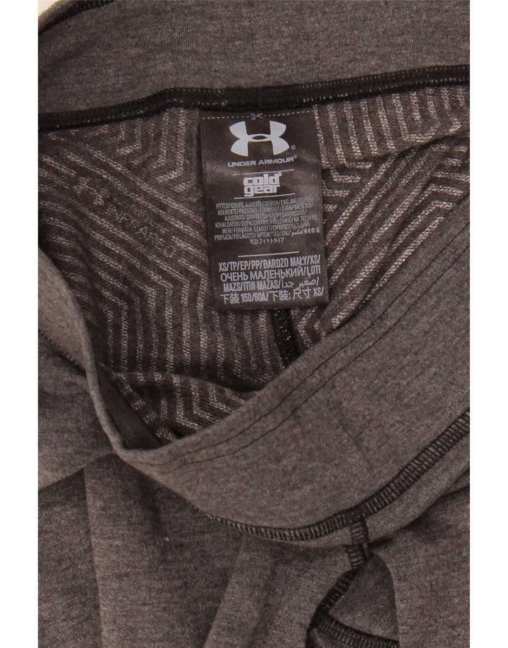 Under Armour Legging Cold Gear Femme UK 6 XS Gris Polyester