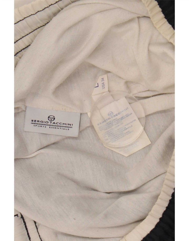 Sergio Tacchini Pantalon De Survêtement Homme Joggers Large Bleu Marine Polyester