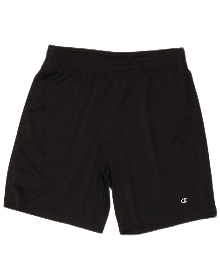 CHAMPION Short de Sport Homme Petit Noir Polyester