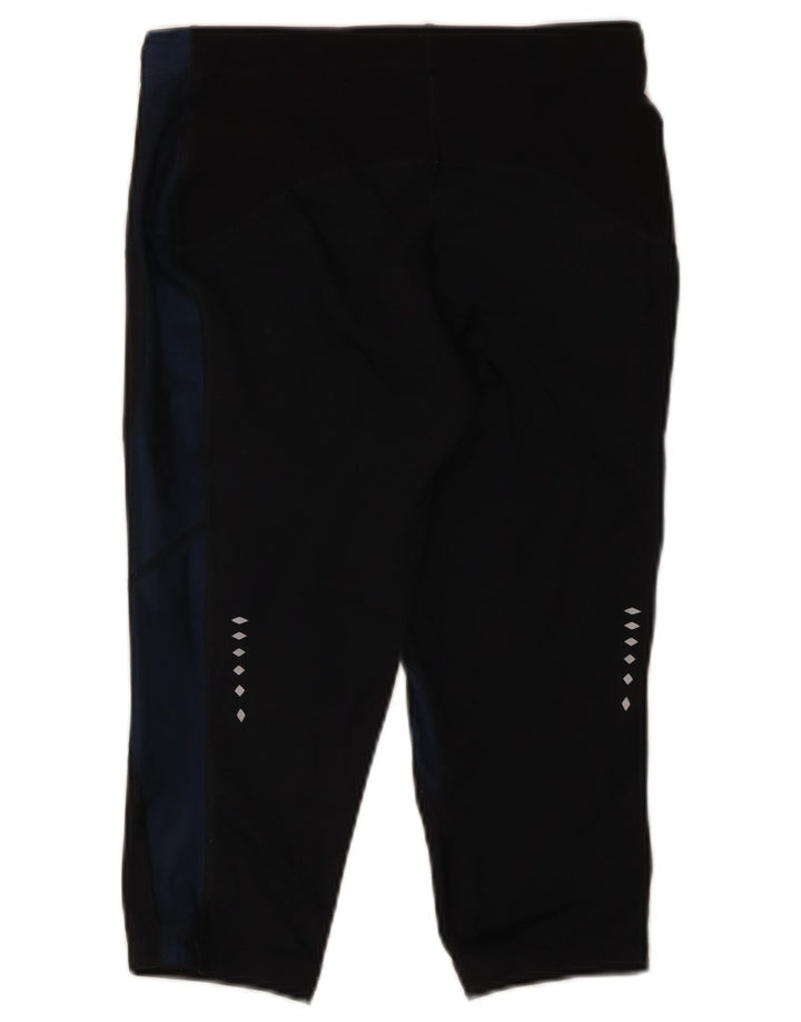 Asics Leggings Capri Femme UK 42 Polyester Noir Moyen