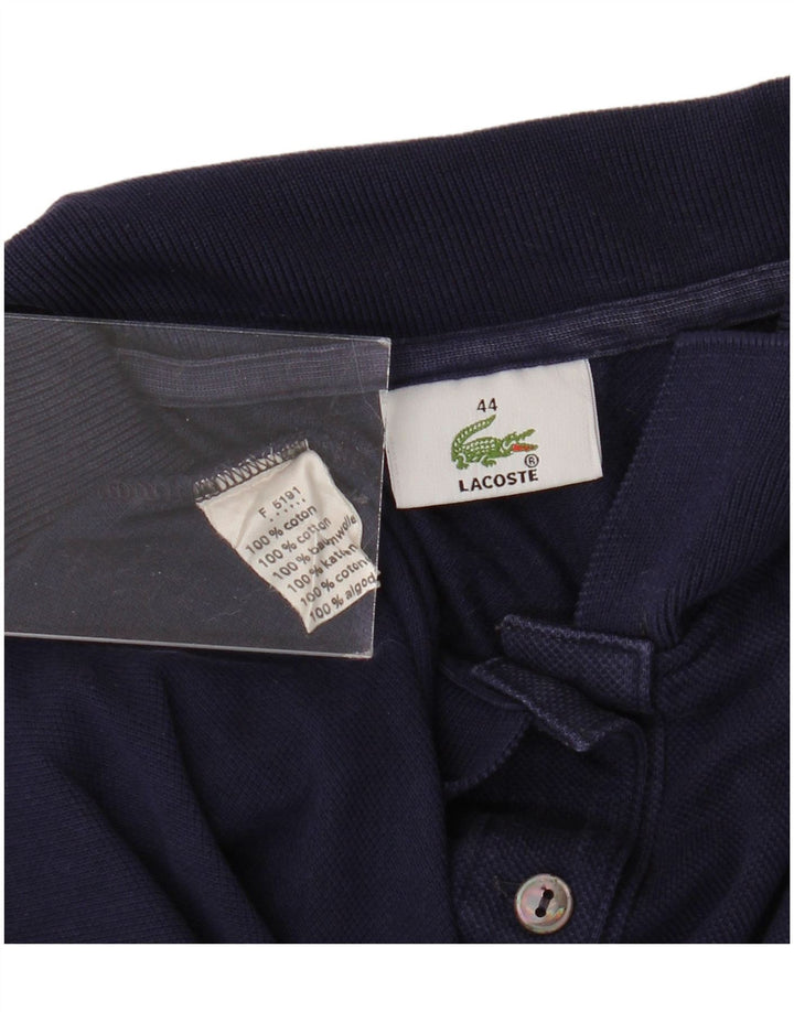 LACOSTE Polo Femme Sans Manches Taille 44 Grand Bleu Marine Coton