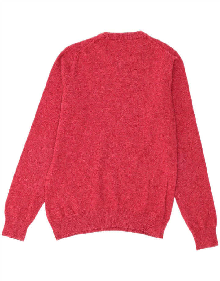 Lacoste Pull ras du cou pour homme Taille 3 Petite laine vierge rose
