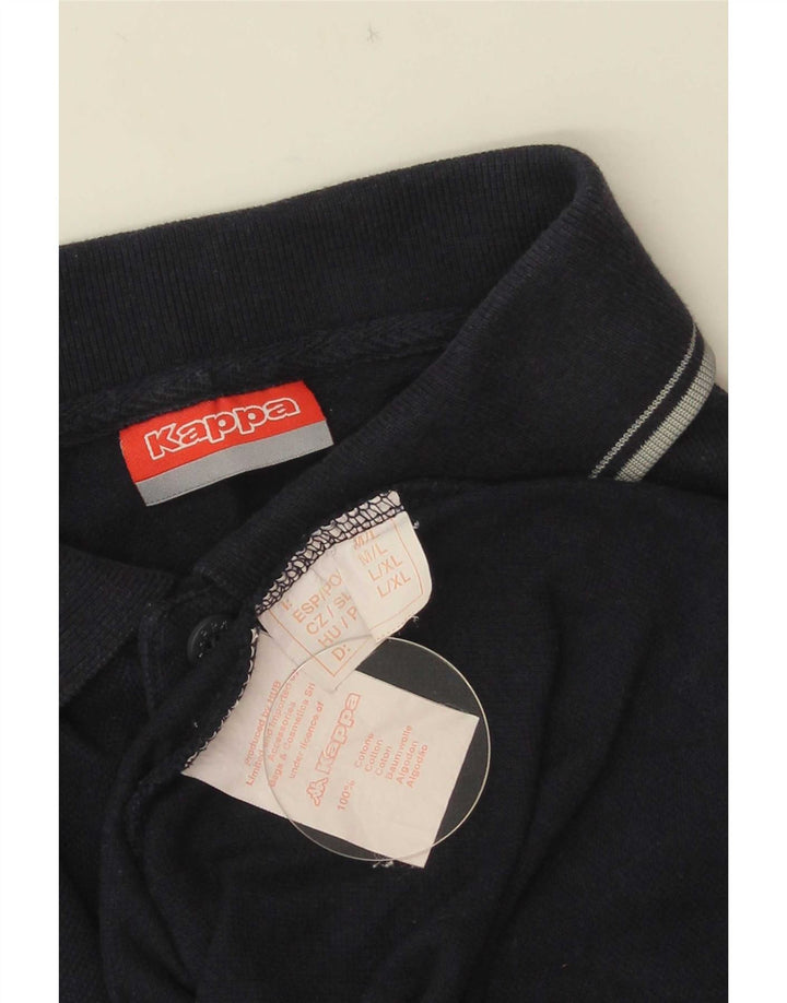 Kappa Polo Homme Bleu Marine Moyen Coton