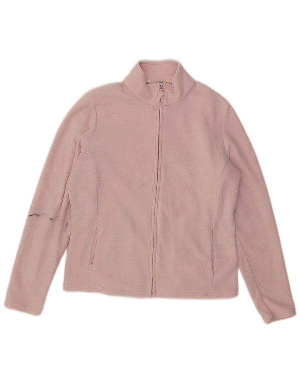 Marks & Spencer Veste polaire pour femme UK 14 Large Rose Polyester