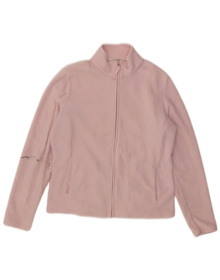 Marks & Spencer Veste polaire pour femme UK 14 Large Rose Polyester