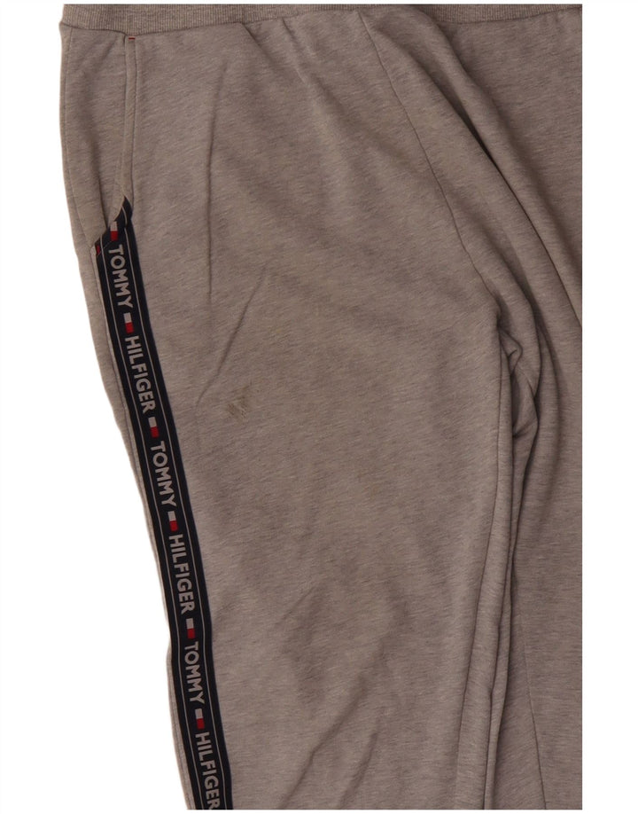 Tommy Hilfiger Pantalon de survêtement graphique pour homme XL Gris moucheté